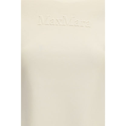 Max Mara Pure Beige Viscose T-Shirt