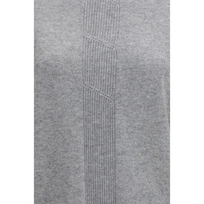 Sweater by Max Mara Pure for women in cashmere gray features an polished silhouette, showcasing refined and a sophisticated for a truly polished finish.