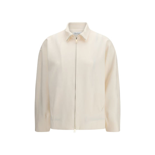 Windbreaker Jacket by Max Mara Pure for women in stretch polyamide beige features an enduring silhouette, showcasing technical lightweight & windproof and a sophisticated for a truly enduring aesthetic.
