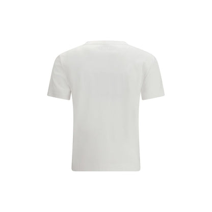 T-Shirt by Max Mara Pure for women in cotton white features a plush silhouette, showcasing a sophisticated crew neckline and for a truly plush finish.