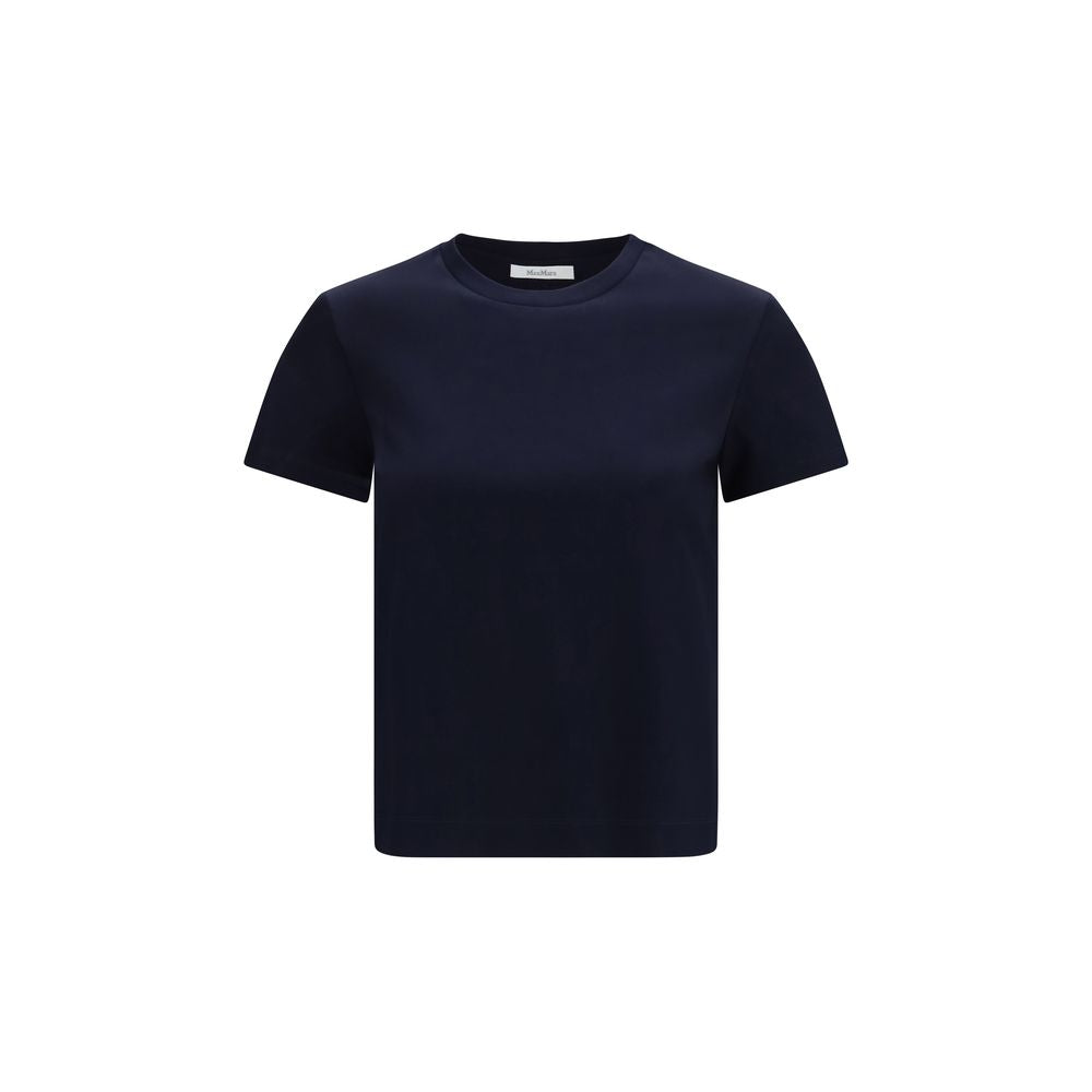 T-Shirt by Max Mara Pure for women in cotton blue features an on trend silhouette, perfectly showcasing a on trend and crew neckline for an elevated aesthetic.