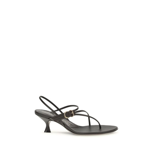 Stiletto Sandals by Herbert Levine for women in bos taurus calf leather black features an architectural design from the Women's Bos Taurus Calf Leather Stiletto Sandals collection, defined by a architectural stiletto and for a architectural finish.