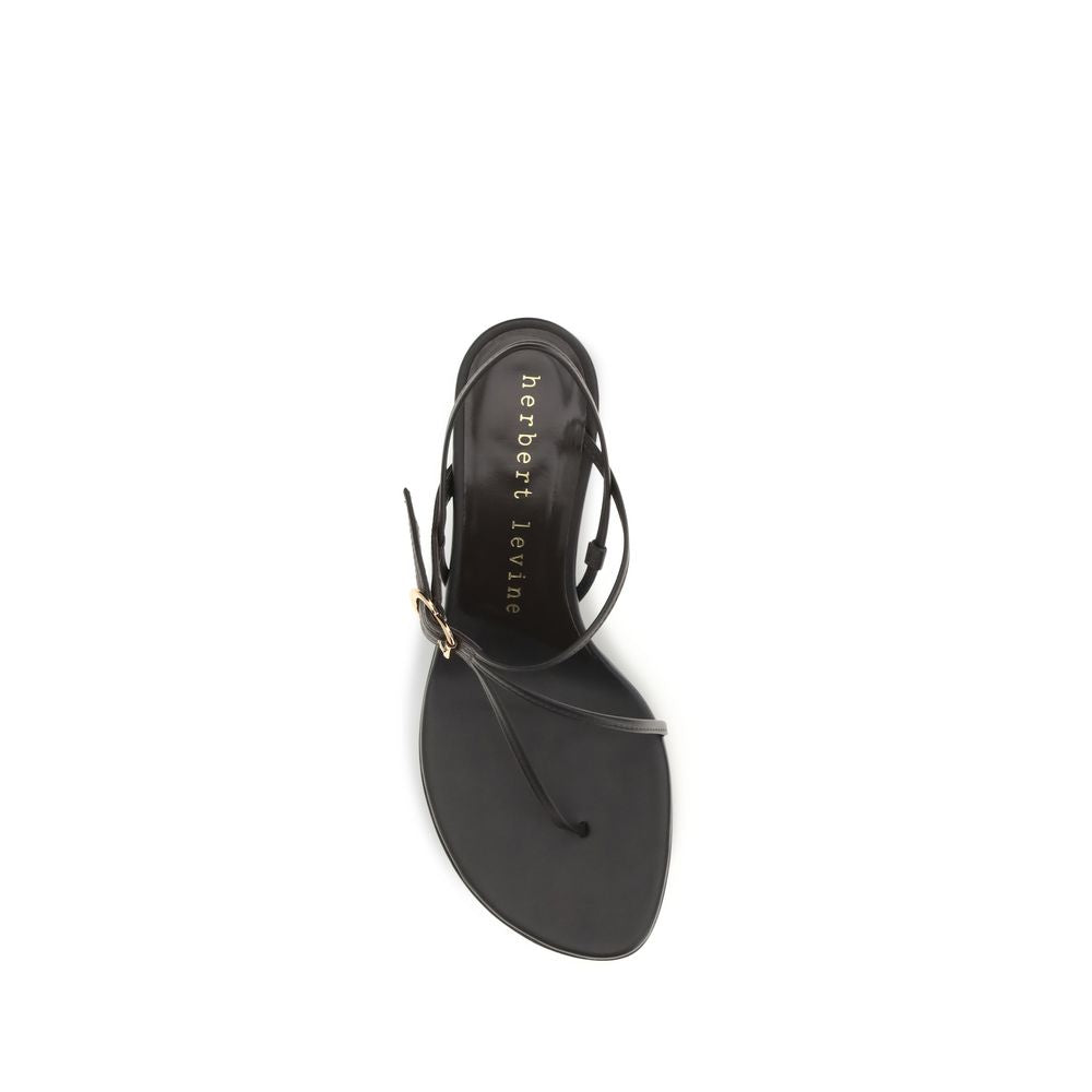 Stiletto Sandals by Herbert Levine for women in bos taurus calf leather black features an statuesque Women's Bos Taurus Calf Leather Stiletto Sandals silhouette with a refined stiletto and elegant .