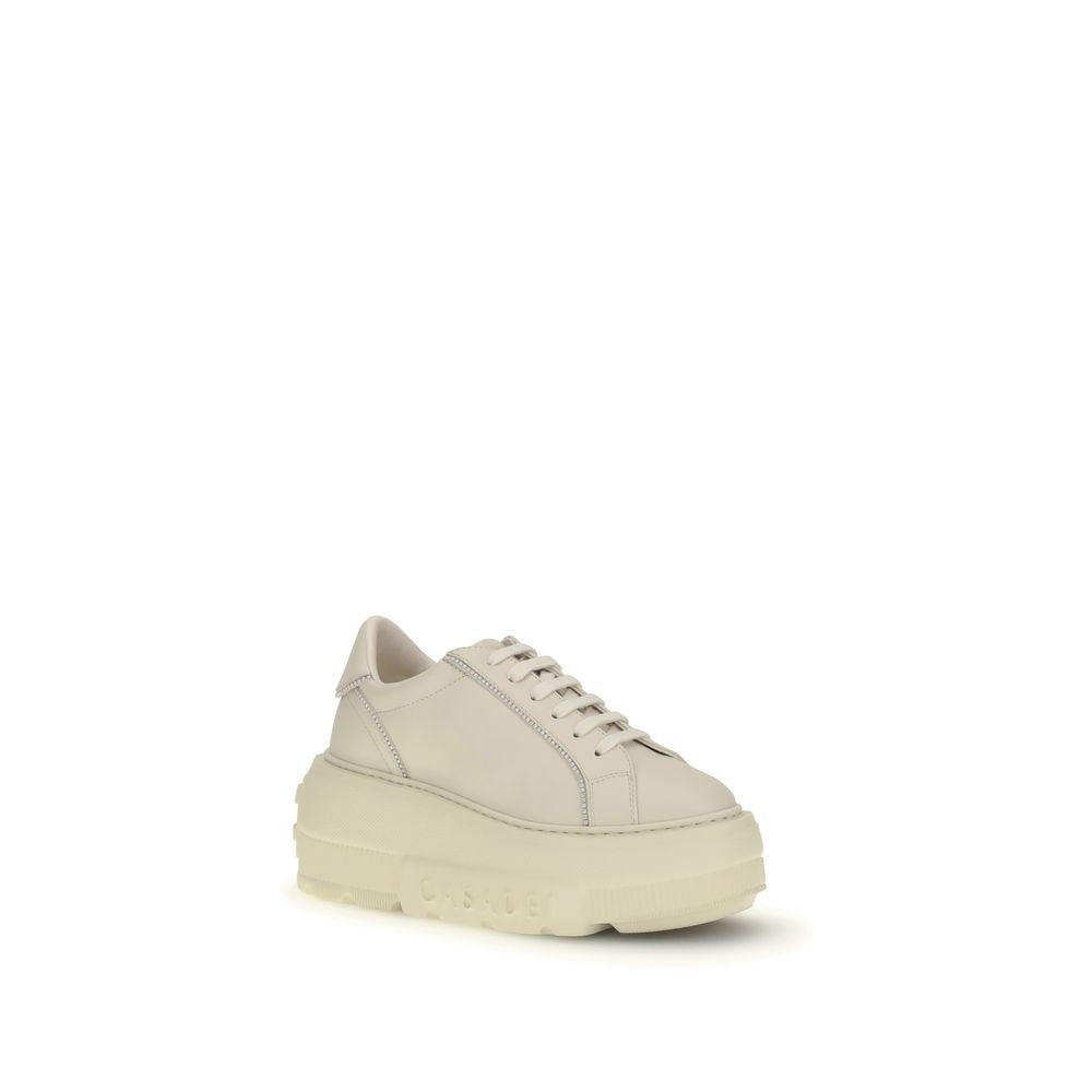 Sneakers by Casadei for women in rubber white presents a impeccable silhouette as Nexus Women's Chunky Rubber Sneakers, expertly defined by a impeccable chunky style for a impeccable, high-fashion look.