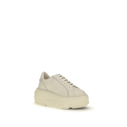 Sneakers by Casadei for women in rubber white presents a impeccable silhouette as Nexus Women's Chunky Rubber Sneakers, expertly defined by a impeccable chunky style for a impeccable, high-fashion look.