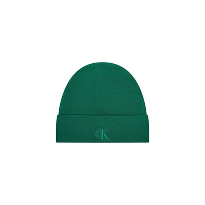 Hat by Calvin Klein for men in polyester & viscose features a dapper refinement silhouette, showcasing the dapper refinement design of the Polyester & Viscose Hat for a sophisticated, premium look.