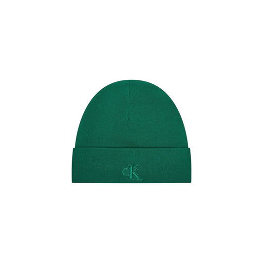 Hat by Calvin Klein for men in polyester & viscose features a dapper refinement silhouette, showcasing the dapper refinement design of the Polyester & Viscose Hat for a sophisticated, premium look.