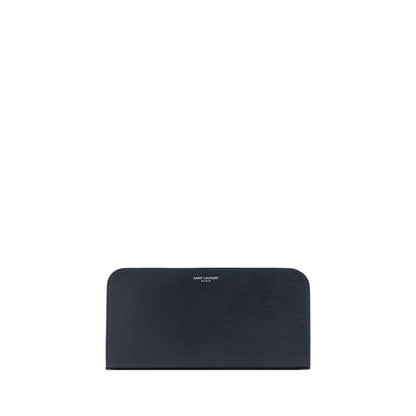 Cardholder Wallet by Saint Laurent for men in bos taurus calfskin leather black & monogram presents a refined silhouette, artfully capturing the essence of the De Poudre Bos Taurus Calfskin Leather Cardholder Wallet design with sophisticated card-organization compact-design coin-purse for a refined look.