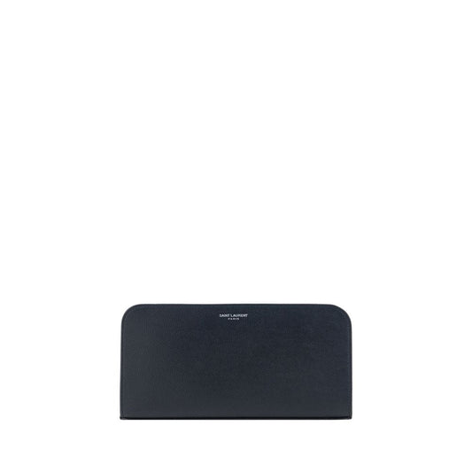 Cardholder Wallet by Saint Laurent for men in bos taurus calfskin leather black & monogram presents a refined silhouette, artfully capturing the essence of the De Poudre Bos Taurus Calfskin Leather Cardholder Wallet design with sophisticated card-organization compact-design coin-purse for a refined look.