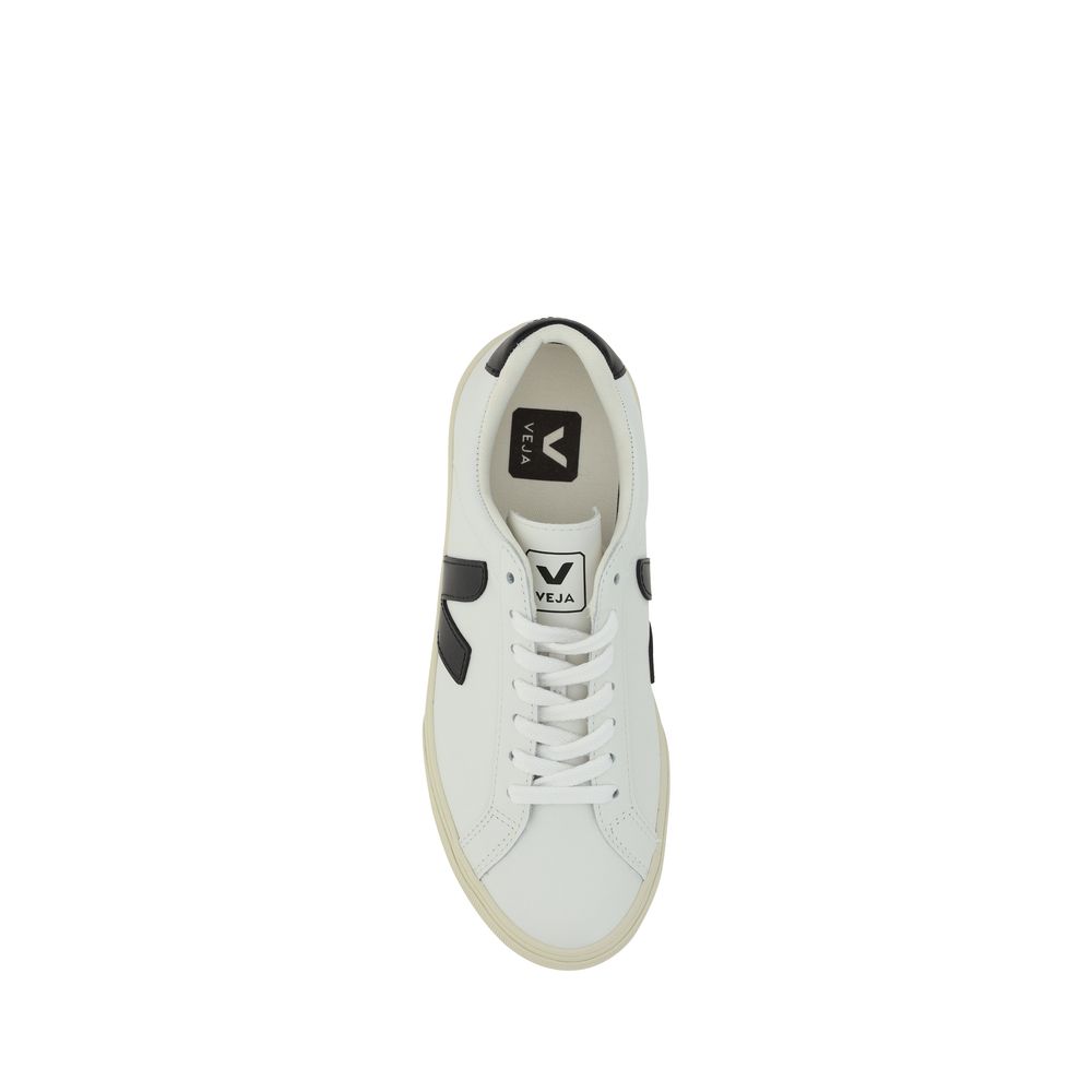 Sneakers by Veja for women in bos taurus calfskin leather white & signature presents a impeccable silhouette as Women's Fashion Bos Taurus Calfskin Leather Sneakers, expertly defined by a impeccable fashion style for a impeccable, high-fashion look.