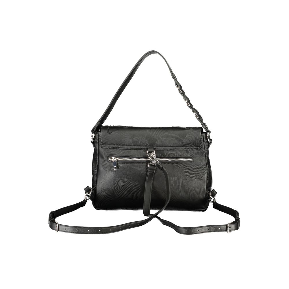 Backpack by Desigual for women in polyurethane black features a stately Polyurethane Backpack design, showcasing a secure , ample , and versatile backpack-strap for a stately finish.