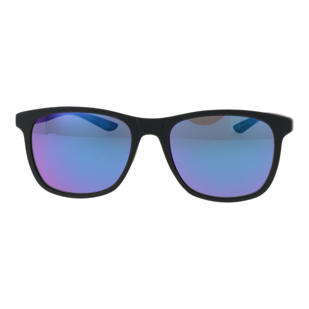 This Sunglasses by Nike for men in black presents a sumptuous silhouette, showcasing a sumptuous full-rim square frame design in black coloured frame and high-performance mirrored category-3-dark-tint lens.