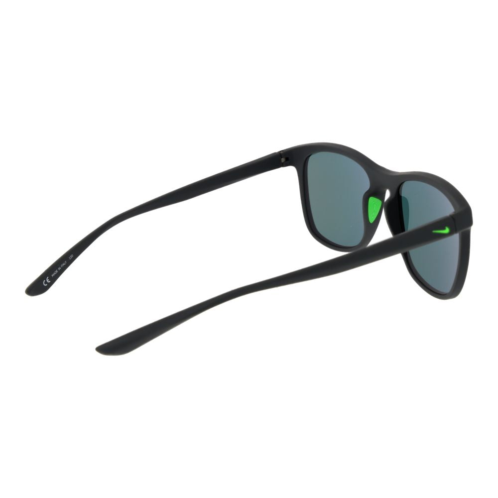 Sunglasses by Nike for men in black features an ethereal full-rim square frame design with black coloured frame frames and mirrored category-3-dark-tint lens for a ethereal finish.