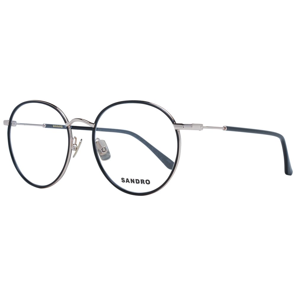 Eyeglasses Frames by Sandro for women in black features a refined silhouette, showcasing a refined black coloured frame and full-frame frame design for a sophisticated, premium look.