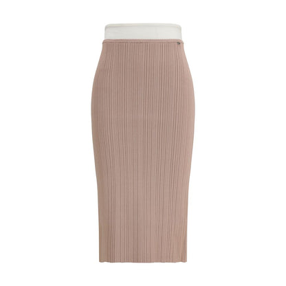 Skirt by Diesel for women in polyester & viscose multicolor showcases a dramatic silhouette, artfully capturing the essence of the Women's Polyester & Viscose Midi Skirt in a dramatic midi cut for a refined look.