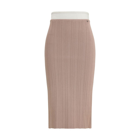 Skirt by Diesel for women in polyester & viscose multicolor showcases a dramatic silhouette, artfully capturing the essence of the Women's Polyester & Viscose Midi Skirt in a dramatic midi cut for a refined look.