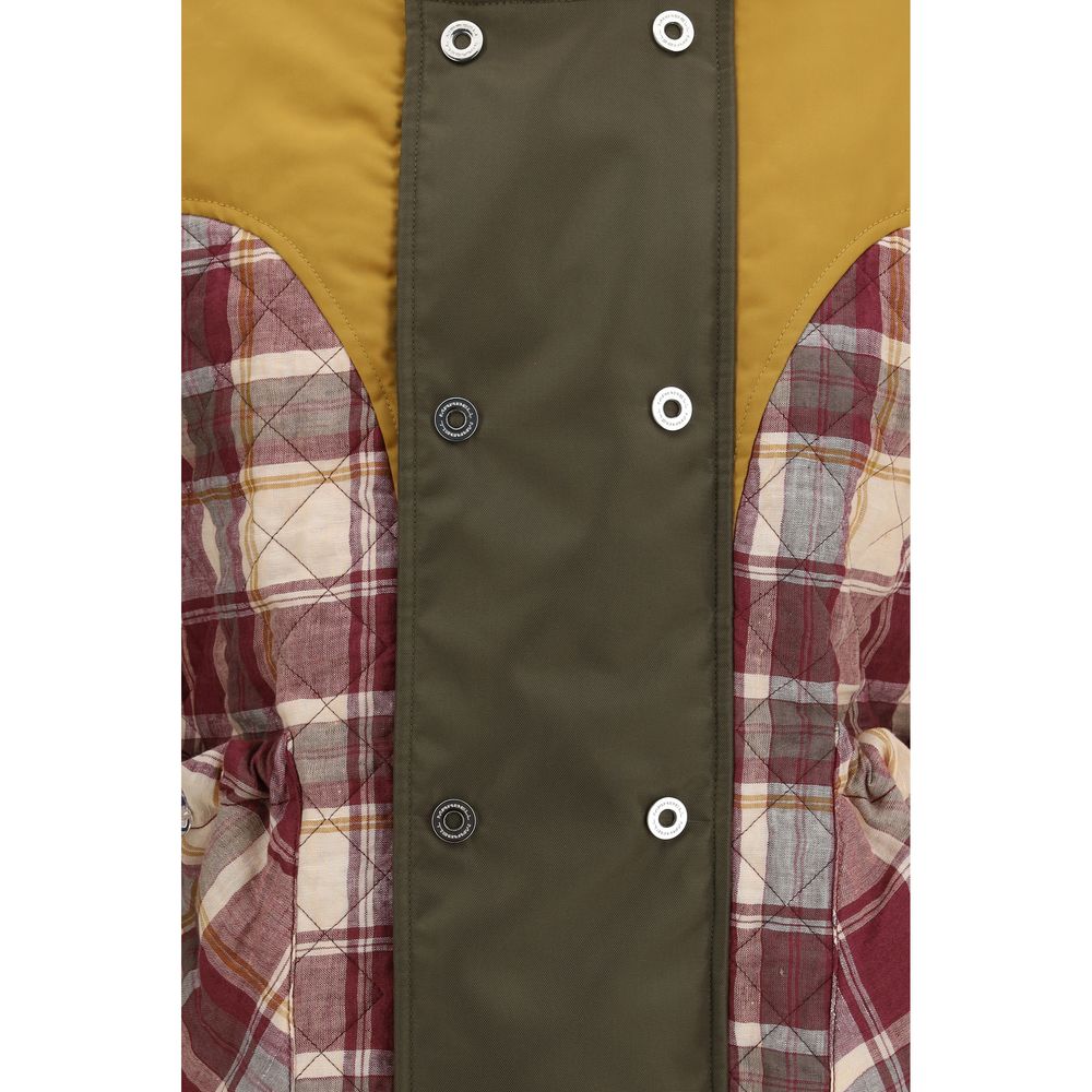 Vest by MARBELL for women in polyamide & polyester red showcases a utilitarian silhouette, artfully incorporating and a utilitarian for a truly utilitarian finish.