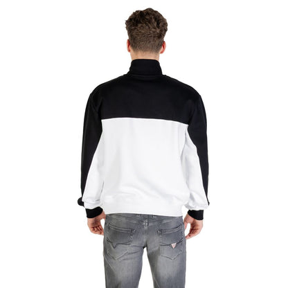 Activewear Sweatshirt by Karl Lagerfeld for men in cotton polyester & horn black, horn & white showcases a versatile silhouette, artfully detailed with a versatile high-collar neckline and for a versatile finish with .