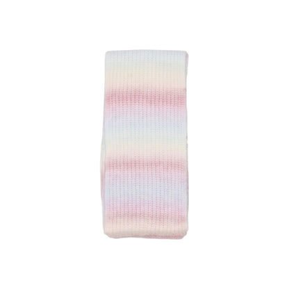 Hooded Beanie Hat by Pieces for women in marabou wool & polyester gradient & multicolor features a distinguished knit construction, showcasing the sophisticated silhouette and distinguished finish of the Lightweight Marabou Wool & Polyester Hooded Beanie Hat.