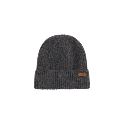 Beanie Hat by Barbour for women in stretch polyester gray & checked presents a sleek silhouette, showcasing the sleek texture and refined craftsmanship of the Stretch Polyester Beanie Hat collection.