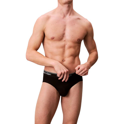 Calvin Klein Underwear Men's Stretch Polyester Briefs - Black