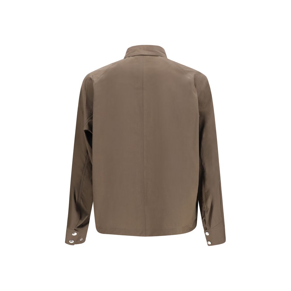 Jacket by Sacai for men in cotton bicolour presents a authentic silhouette, artfully detailed with a authentic spread-collar neckline and functional pockets for a premium authentic finish.