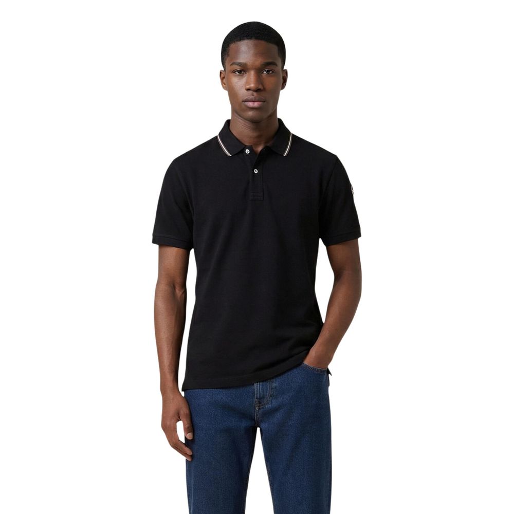 Polo Shirt by Colmar Originals for men in cotton black features a eye catching silhouette, showcasing a refined and for a eye catching finish.