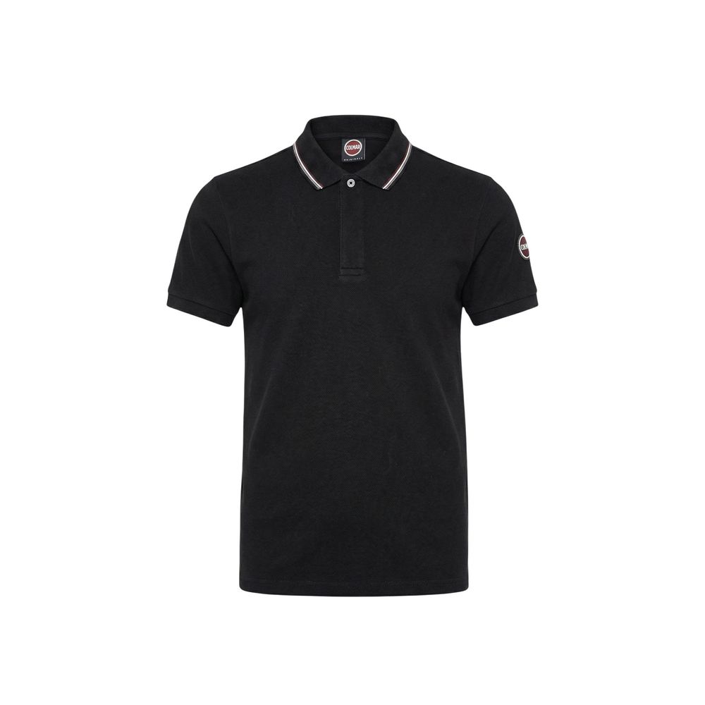 Polo Shirt by Colmar Originals for men in cotton black presents a sleek silhouette, featuring a refined and for a sleek finish.