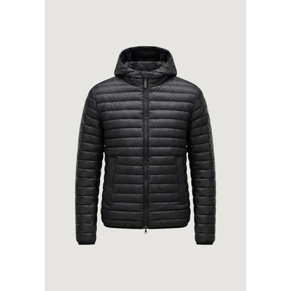 Hooded Overcoat by Colmar Originals for men in polyamide black features an voluminous silhouette, showcasing distinct lightweight, pockets, hooded & insulated and a voluminous for a truly voluminous aesthetic.