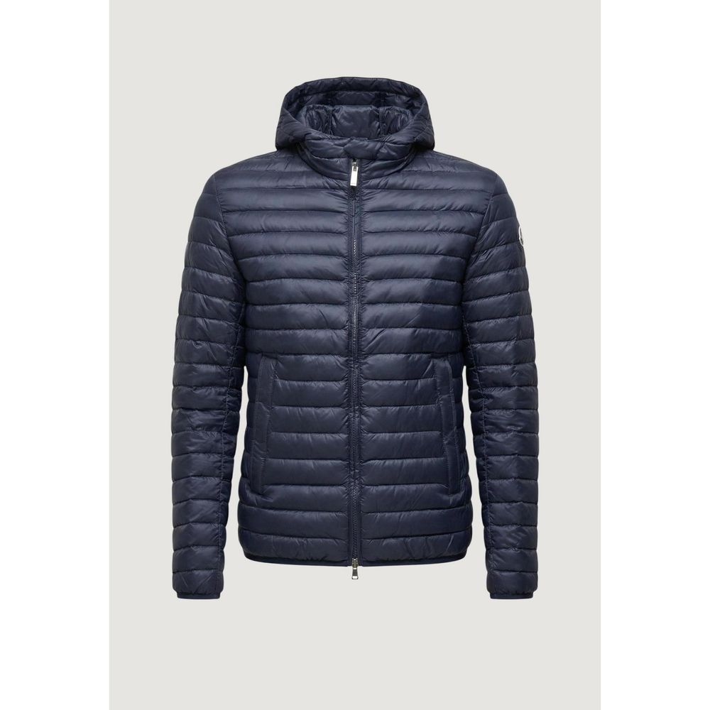 Hooded Windbreaker Jacket by Colmar Originals for men in polyamide blue features an enduring silhouette, showcasing technical lightweight, pockets, hooded, insulated & windproof and a sophisticated for a truly enduring aesthetic.