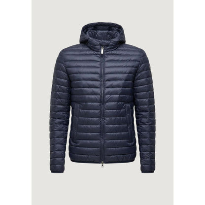 Hooded Windbreaker Jacket by Colmar Originals for men in polyamide blue features an enduring silhouette, showcasing technical lightweight, pockets, hooded, insulated & windproof and a sophisticated for a truly enduring aesthetic.