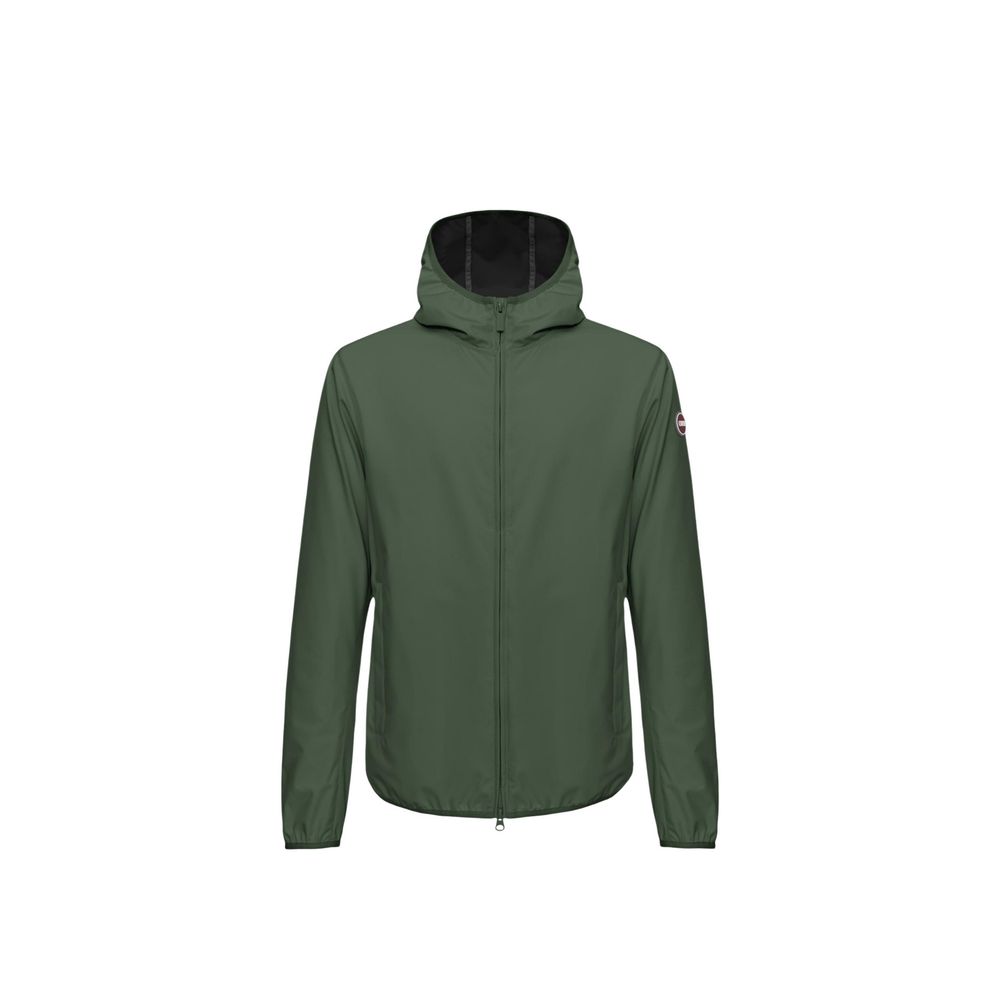 Colmar Originals Men's Stretch Polyester Hooded Windbreaker Jacket - Green