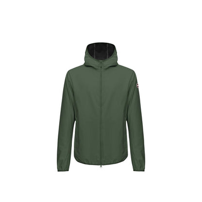 Colmar Originals Men's Stretch Polyester Hooded Windbreaker Jacket - Green