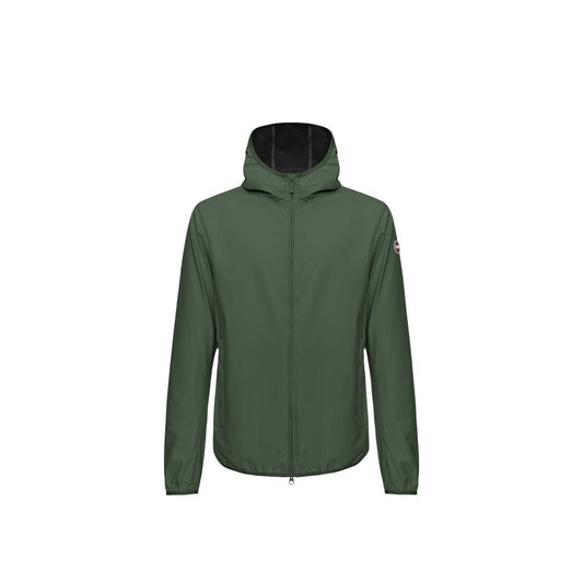 Colmar Originals Men's Stretch Polyester Hooded Windbreaker Jacket - Green