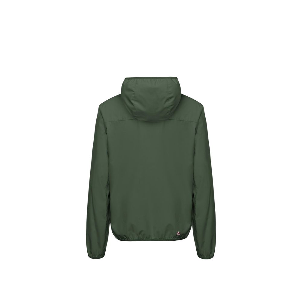 Colmar Originals Men's Stretch Polyester Hooded Windbreaker Jacket - Green