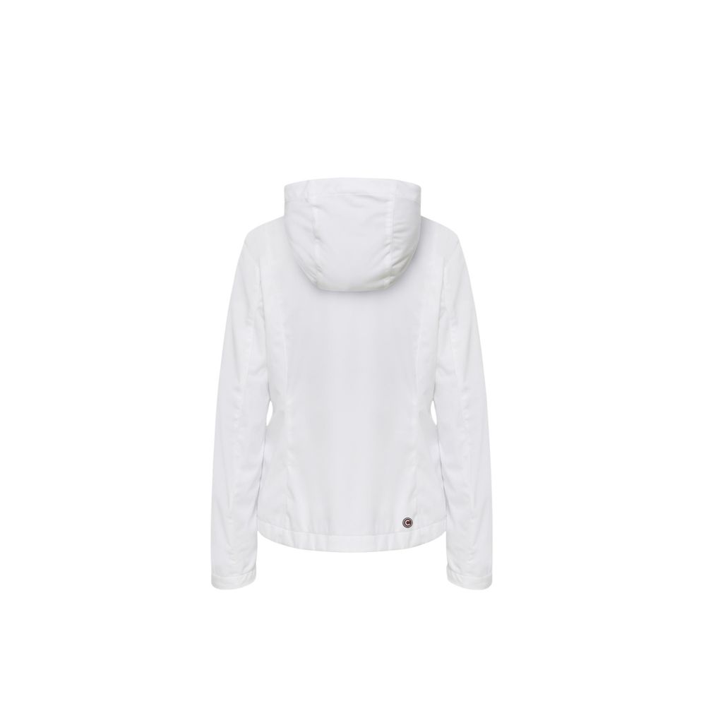 Hooded Windbreaker Jacket by Colmar Originals for women in polyester white showcases a urban chic silhouette, detailed with a urban chic hooded neckline and functional hooded & windproof for a polished finish.