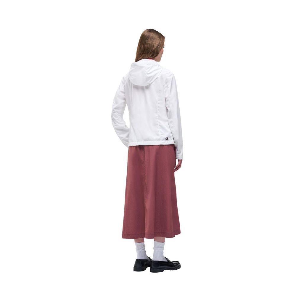 Hooded Windbreaker Jacket by Colmar Originals for women in polyester white features an perennial silhouette with a refined and perennial hooded & windproof for a sophisticated weather-resistant look.