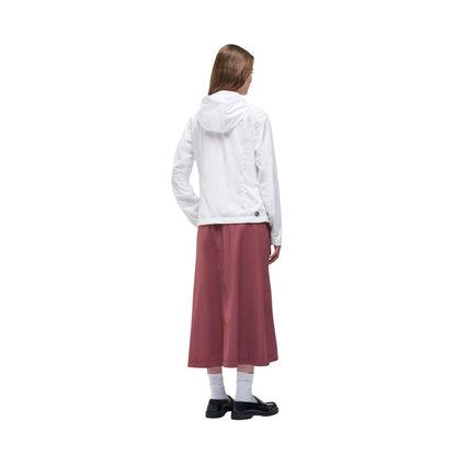 Hooded Windbreaker Jacket by Colmar Originals for women in polyester white features an perennial silhouette with a refined and perennial hooded & windproof for a sophisticated weather-resistant look.