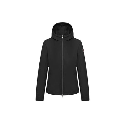 Hooded Windbreaker Jacket by Colmar Originals for women in polyester black showcases a modern silhouette, integrating hooded & windproof and a modern hooded neckline for a sophisticated finish.