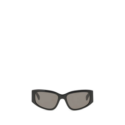 Sunglasses by Balenciaga for women in stretch viscose polyester black features an effortlessly chic with black coloured frame detailing and for a effortlessly chic aesthetic.