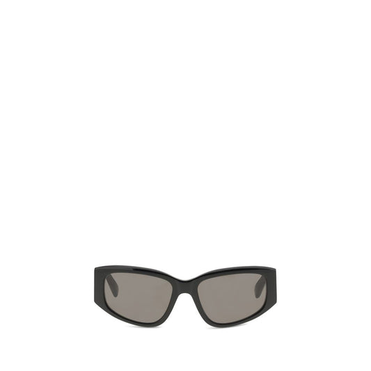 Sunglasses by Balenciaga for women in stretch viscose polyester black features an effortlessly chic with black coloured frame detailing and for a effortlessly chic aesthetic.