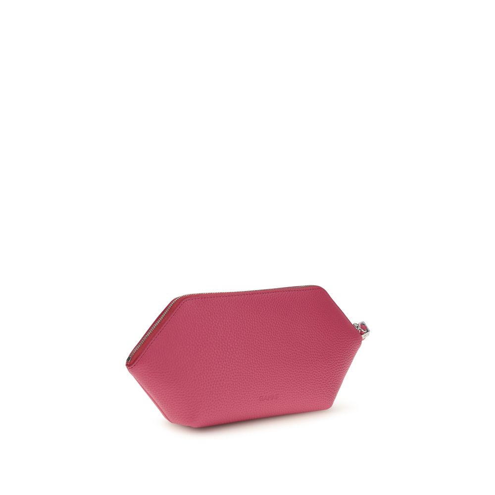 Wallet by Ganni for women in tu polyester polyurethane leather multicolor showcases a discerning silhouette, artfully capturing the essence of Bou TU Polyester Polyurethane Leather Wallet with its functional compact-design eco-friendly.