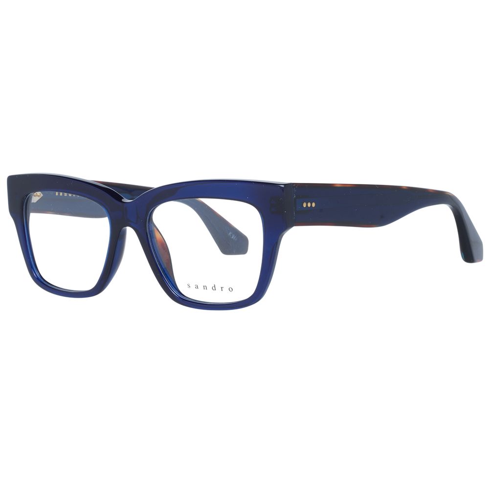 Eyeglasses Frames by Sandro for women in and blue showcases a refined silhouette, detailed with a blue coloured frame finish and a sophisticated full-frame frame design.
