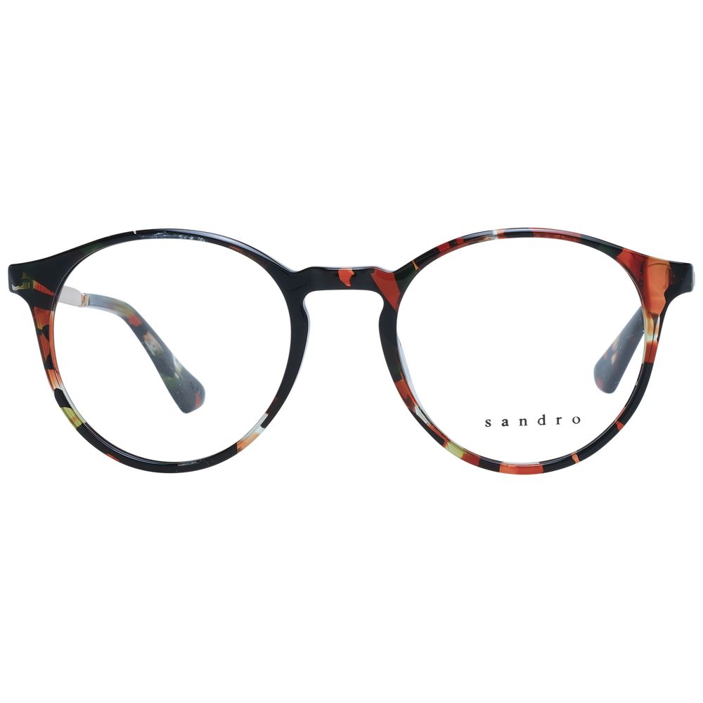 Eyeglasses Frames by Sandro for women in brown showcases a refined full-frame frame design with a refined brown coloured frame finish for a refined and sophisticated look.