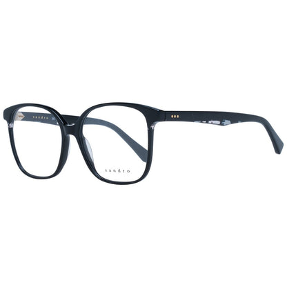 Eyeglasses Frames by Sandro for women in black showcases a refined full-frame frame design with a refined black coloured frame finish for a refined and sophisticated look.