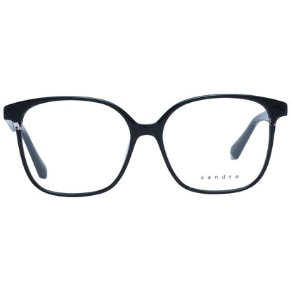 Eyeglasses Frames by Sandro for women in black features a refined silhouette, showcasing a refined black coloured frame and full-frame frame design for a sophisticated, premium look.
