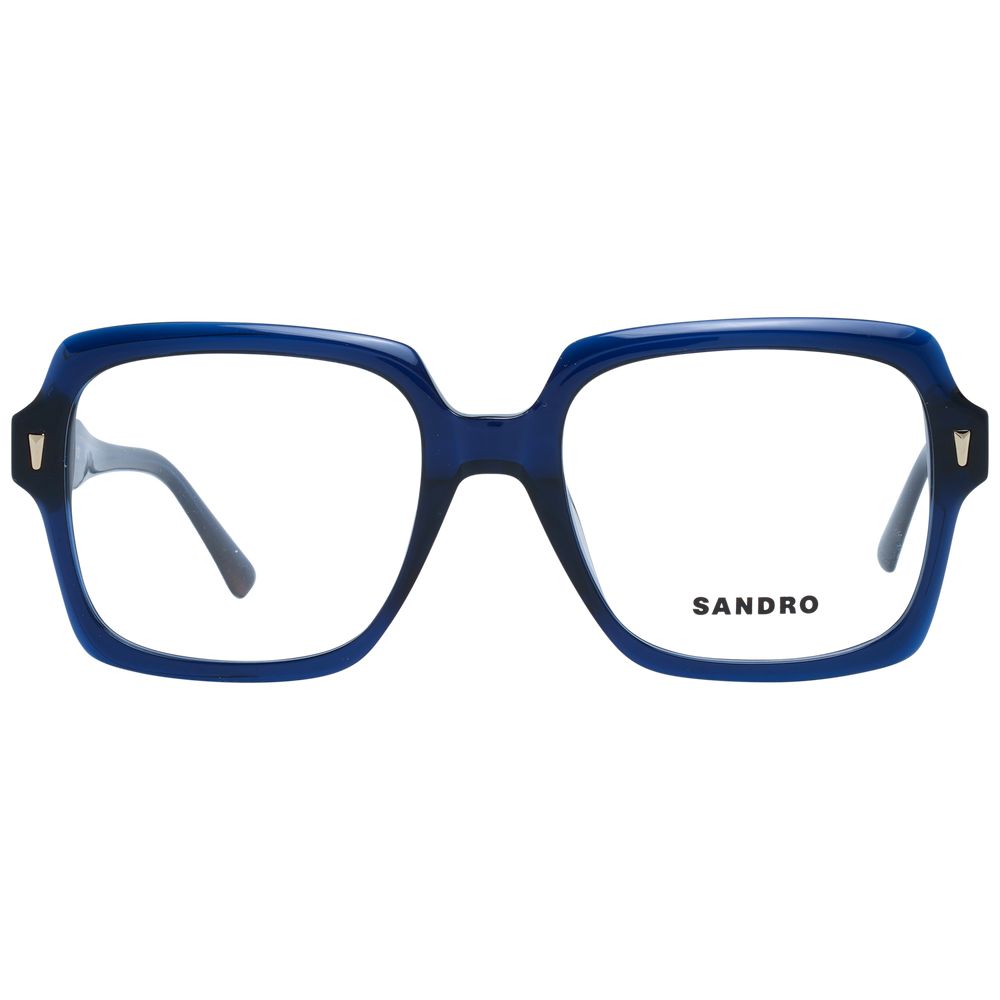 Eyeglasses Frames by Sandro for women in polyurethane blue features a refined silhouette, showcasing a refined blue coloured frame and full-frame frame design for a sophisticated, premium look.