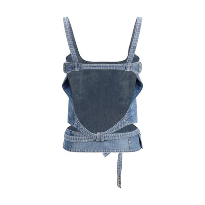 Activewear T-Shirt by Diesel for women in light-blue features an contemporary design with , a length, and a contemporary .