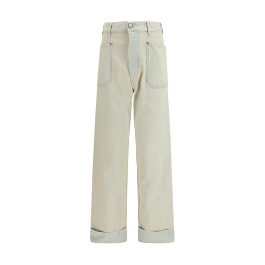 Jeans by Vivienne Westwood for men in denim cotton blue features an sartorial regular-fit and long with a cut for a sartorial finish.