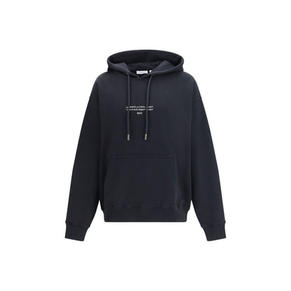 Sweatshirt Hoodie by Off-White for men in cotton terry cloth black & white showcases a city-ready silhouette, artfully detailed with a signature hooded neckline and for a city-ready finish.